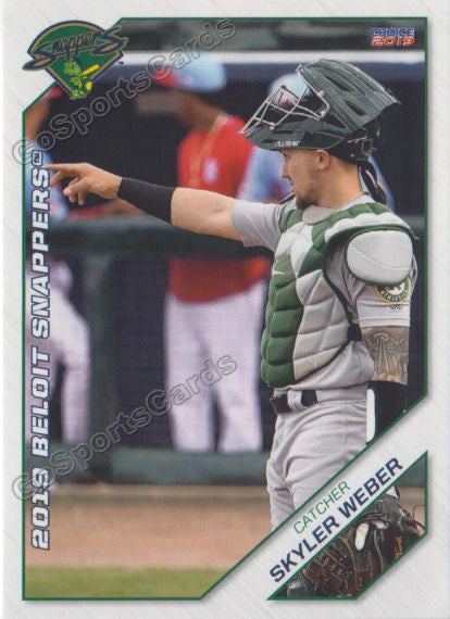 2019 Beloit Snappers Skyler Weber