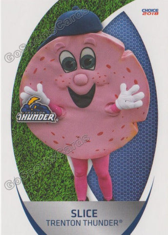 2018 Trenton Thunder Slice Mascot