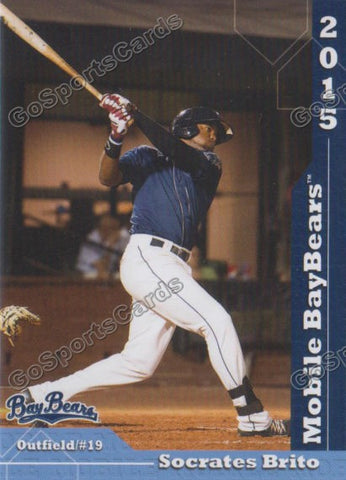 2015 Mobile BayBears Socrates Brito