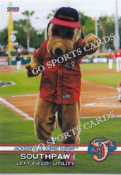 2022 Jacksonville Jumbo Shrimp Southpaw Mascot