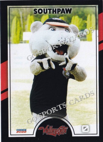 2022 Tri City ValleyCats Southpaw Mascot