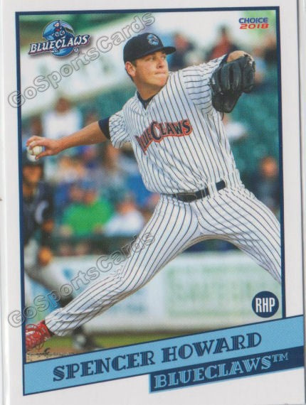 2018 Lakewood BlueClaws Spencer Howard