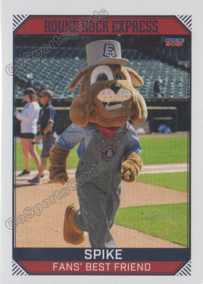 2021 Round Rock Express Spike Mascot – Go Sports Cards