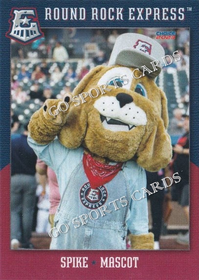 2023 Round Rock Express Spike Mascot