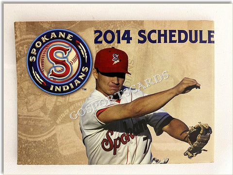 2014 Spokane Indians Pocket Schedule