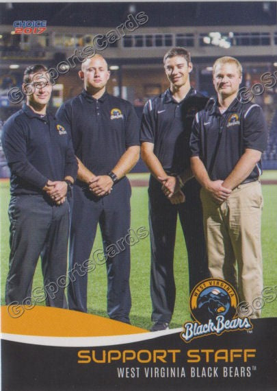 2017 West Virginia Black Bears Jorge Islas Sean Healy Kurt Bathelt Derek Lescarbeau