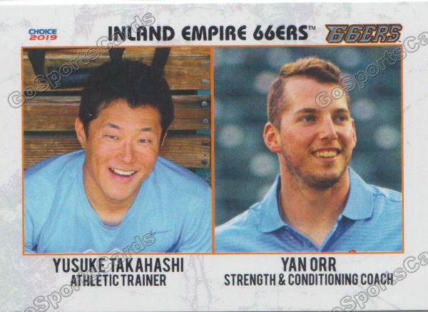 2019 Inland Empire 66ers Yusuke Takahashi Yan Orr