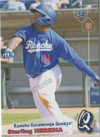 2019 Rancho Cucamonga Quakes Starling Heredia