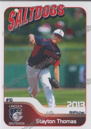 2016 Lincoln Saltdogs Baseball - Trading Card Database