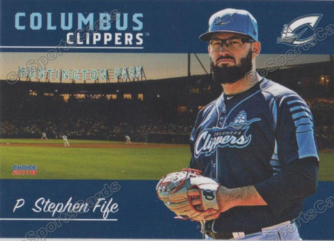 2018 Columbus Clippers Stephen Fife