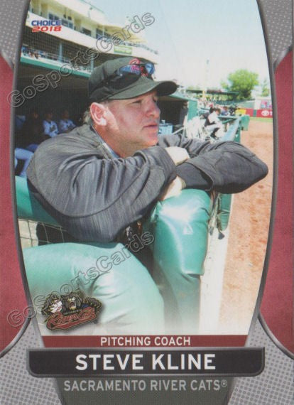 2018 Sacramento River Cats Steve Kline