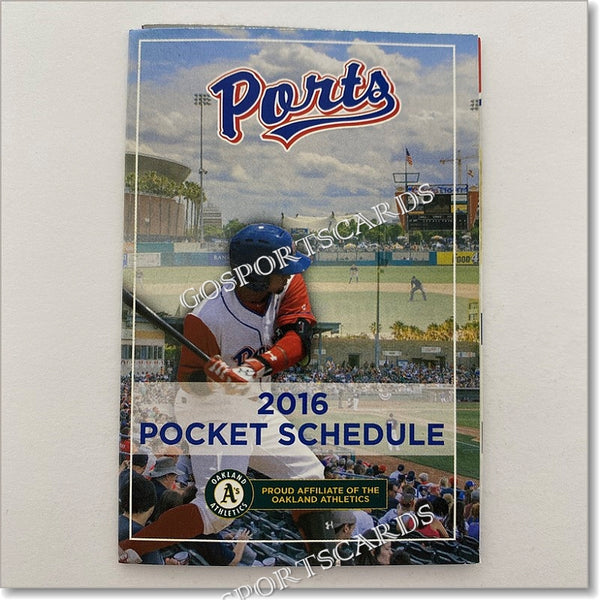 2016 Stockton Ports Pocket Schedule