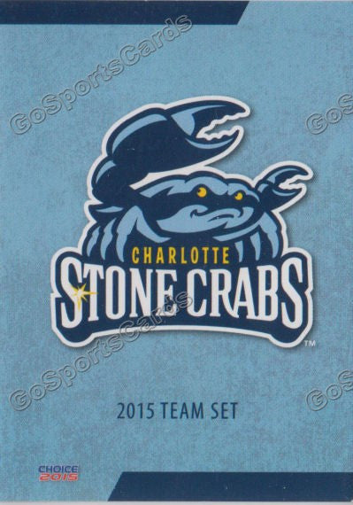 2015 Charlotte Stone Crabs Checklist