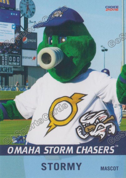 2016 Omaha Storm Chasers Stormy Mascot