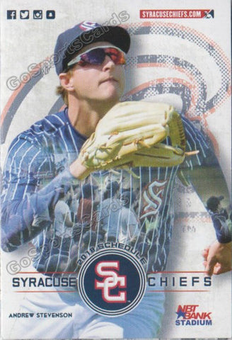 2018 Syracuse Chiefs Pocket Schedule