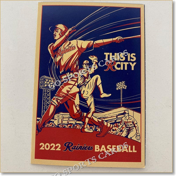 2022 Rainiers Pocket Schedule Go Sports Cards