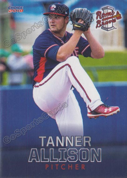 2018 Rome Braves Tanner Allison