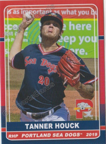 2019 Portland Sea Dogs Tanner Houck