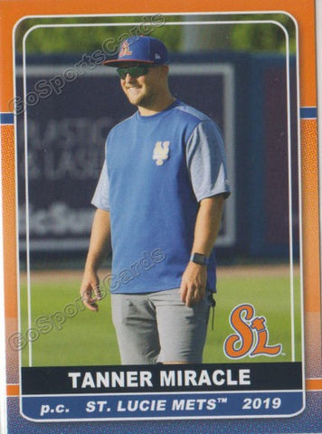 2019 St Lucie Mets Tanner Miracle