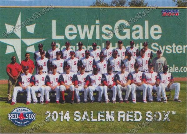 2014 Salem Red Sox Team Photo