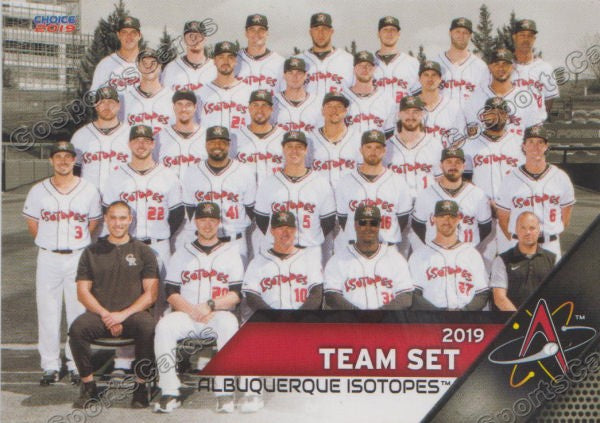 2019 Albuquerque Isotopes Team Photo