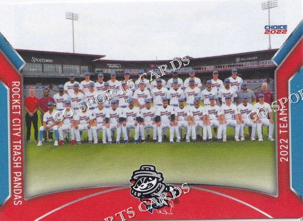 2023 Rocket City Trash Pandas Team Photo Checklist