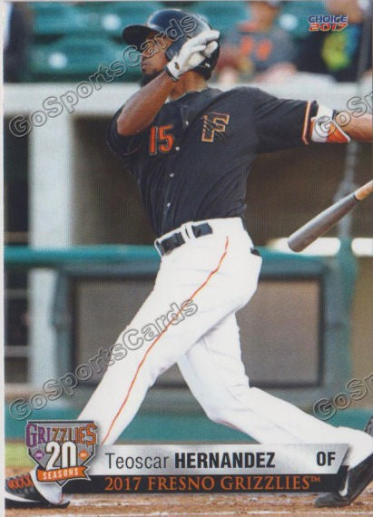 2017 Fresno Grizzlies Teoscar Hernandez