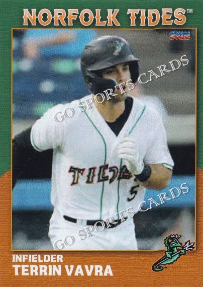 2022 Norfolk Tides 2nd Terrin Vavra – Go Sports Cards