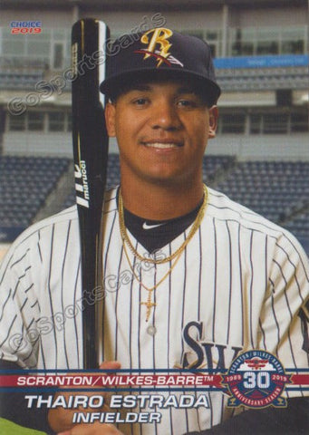 2019 Scranton Wilkes Barre RailRiders Thairo Estrada