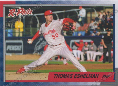 2019 Reading Fightin Phils Thomas Tom Eshelman