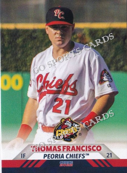 2022 Peoria Chiefs Thomas Francisco