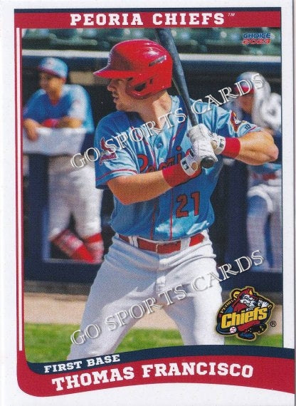 2023 Peoria Chiefs Thomas Francisco