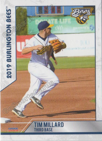 2019 Burlington Bees Tim Millard