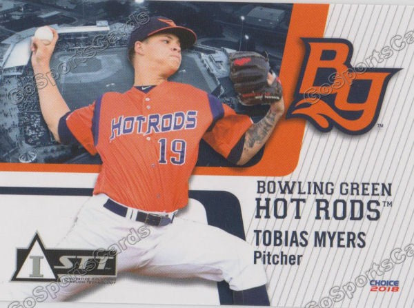 2018 Bowling Green Hot Rods Tobias Myers