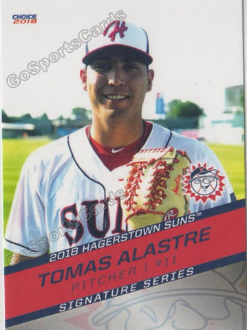 2018 Hagerstown Suns Tomas Alastre