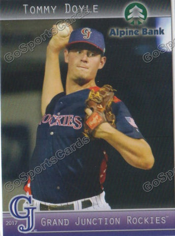 2017 Grand Junction Rockies Tommy Doyle