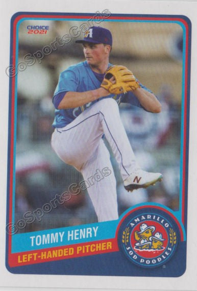 2021 Amarillo Sod Poodles Tommy Henry