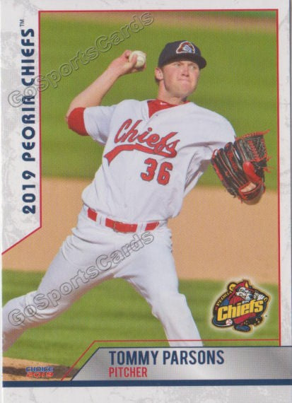 2019 Peoria Chiefs Tommy Parsons