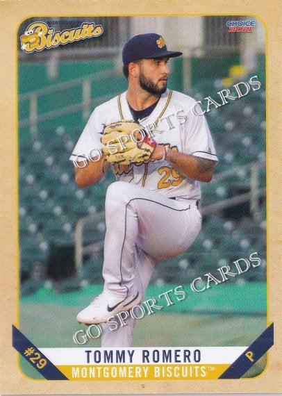 2021 Montgomery Biscuits Tommy Romero