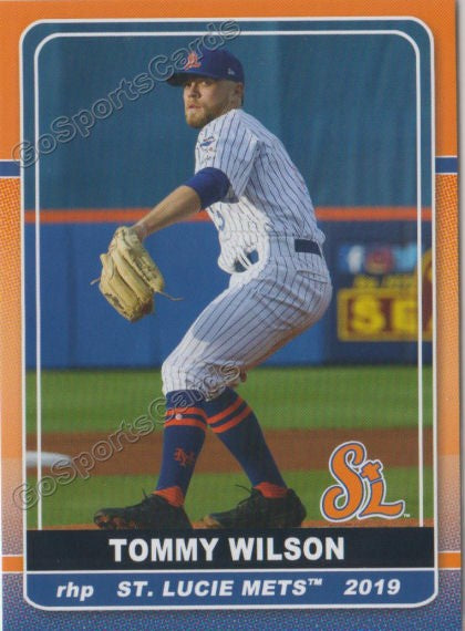 2019 St Lucie Mets Tommy Wilson