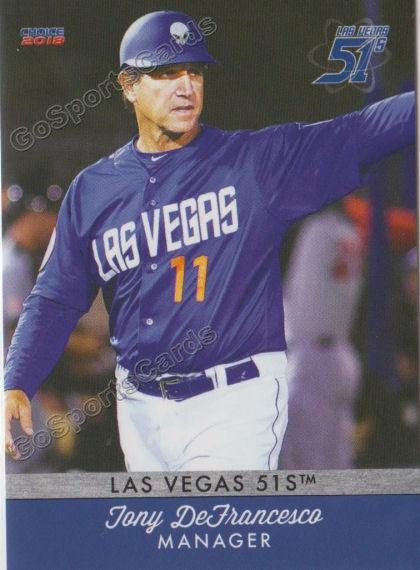 2018 Las Vegas 51s Tony Defrancesco