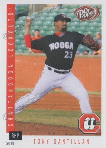 2019 Chattanooga Lookouts Tony Santillan