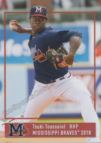 2018 Mississippi Braves Touki Toussaint