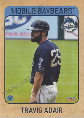 2018 Mobile Baybears Travis Adair