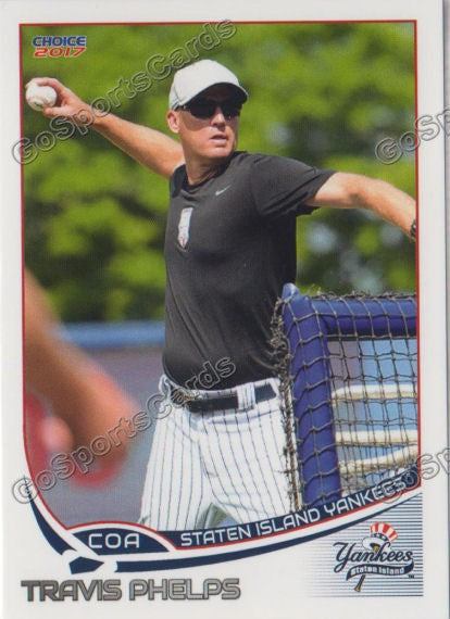 2019 Staten Island Yankees Travis Phelps – Go Sports Cards