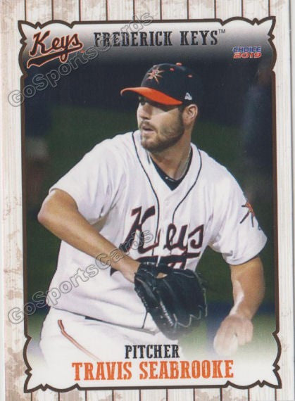 2019 Frederick Keys Travis Seabrooke