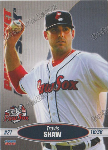 2015 Pawtucket Red Sox Travis Shaw