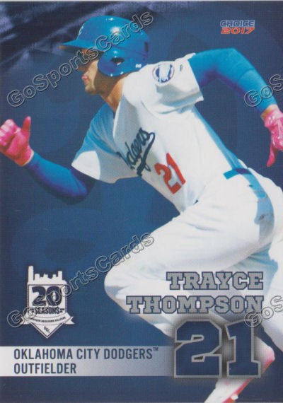 2017 Oklahoma City Dodgers Trayce Thompson