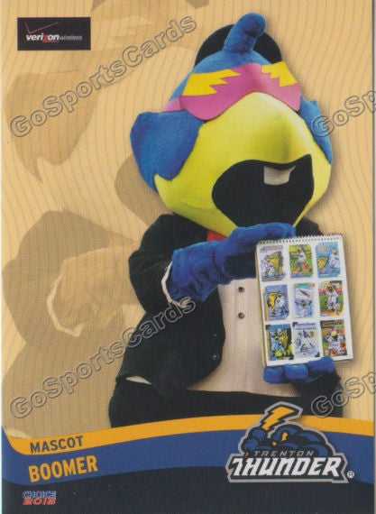 2015 Trenton Thunder Boomer Mascot