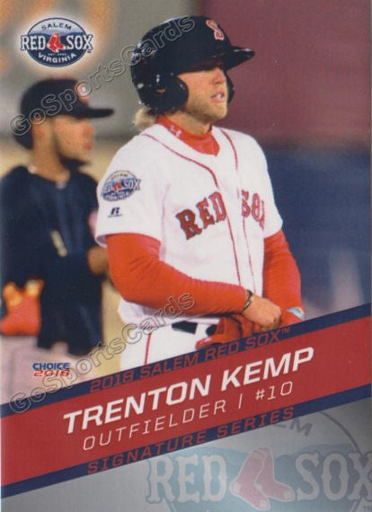 2018 Salem Red Sox Trenton Kemp